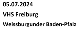 Weissburgunder Baden-Pfalz VHS Freiburg