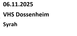Syrah VHS Dossenheim