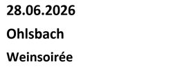 Weinsoirée Ohlsbach